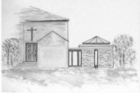 Artists impression of the Church with New Extension